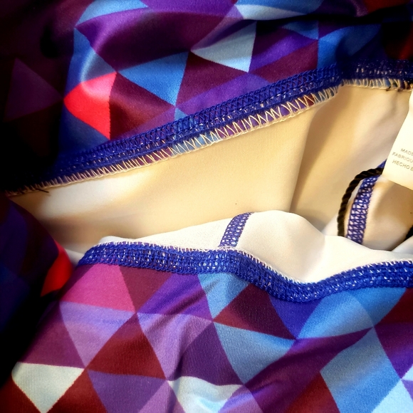 High Quality Printed BLUE yoga sports pants - Picture 10 of 11